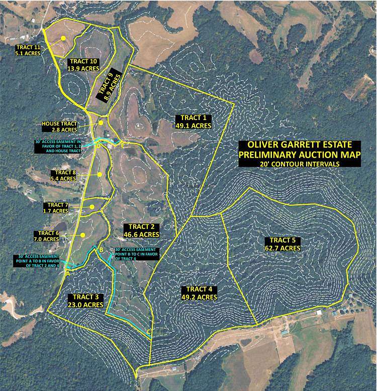 275 Acres of Land for Auction in Campbellsville, Kentucky