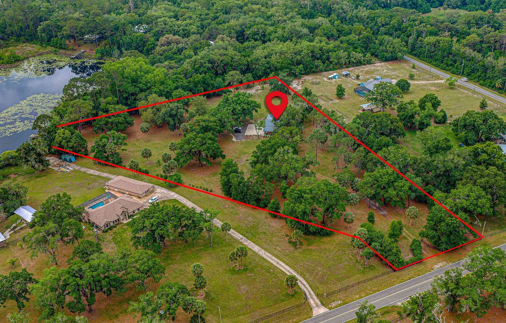 4.64 Acres of Residential Land for Sale in Pomona Park, Florida