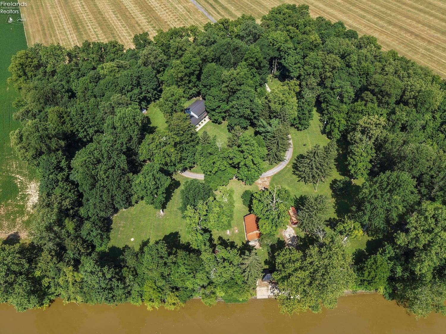 10.6 Acres of Recreational Land with Home for Sale in Tiffin, Ohio