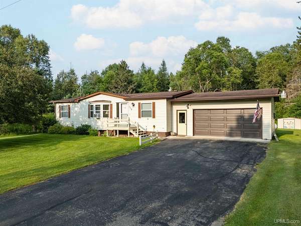 12 Acres of Recreational Land with Home for Sale in Amasa, Michigan