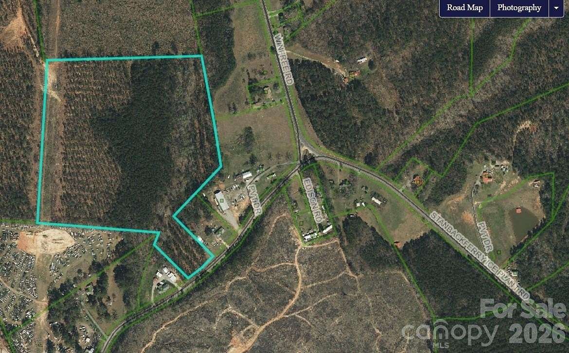 24.8 Acres of Recreational & Residential Land for Sale in Wadesboro, North Carolina