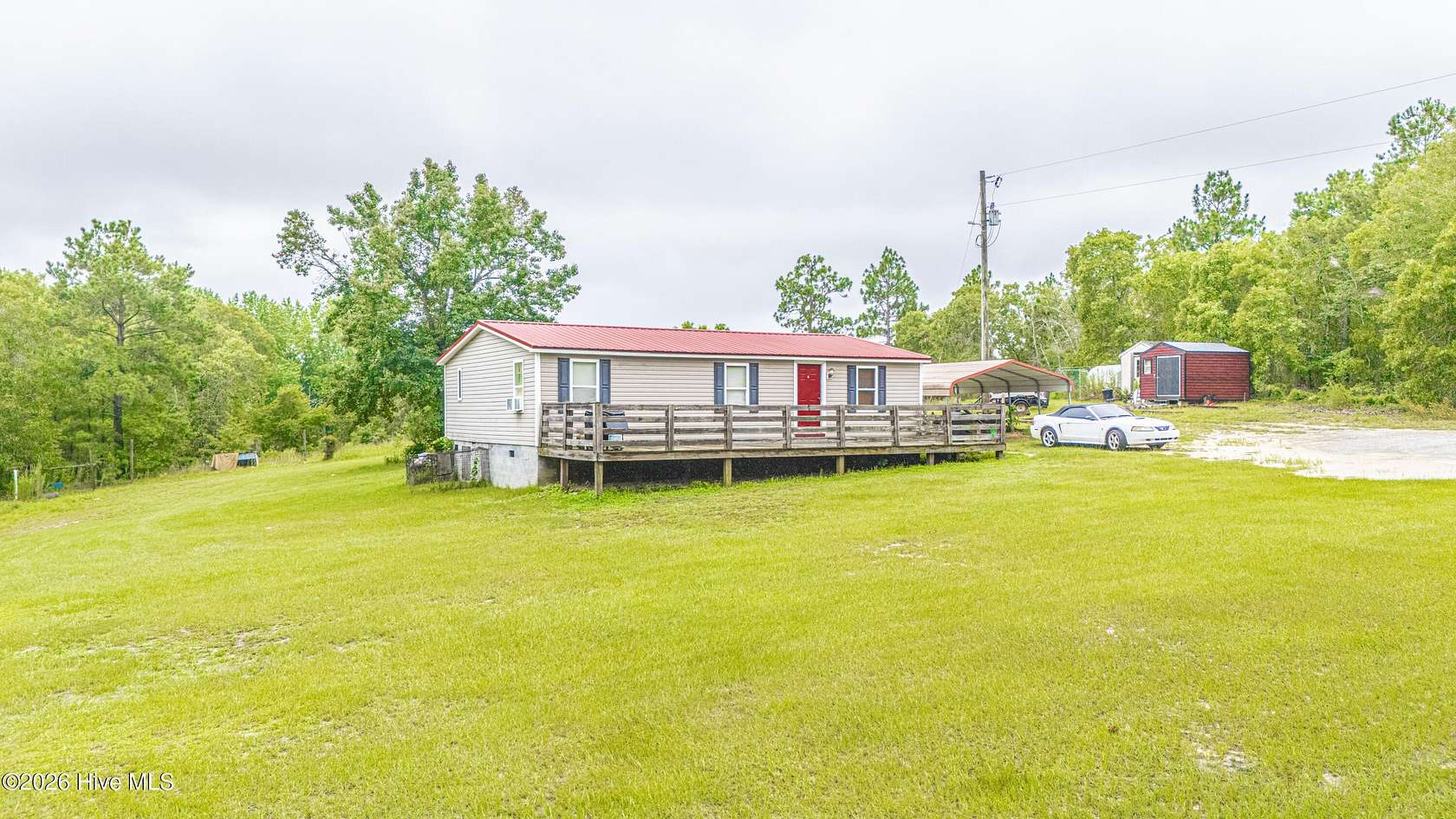 5 Acres of Land with Home for Sale in Hamlet, North Carolina
