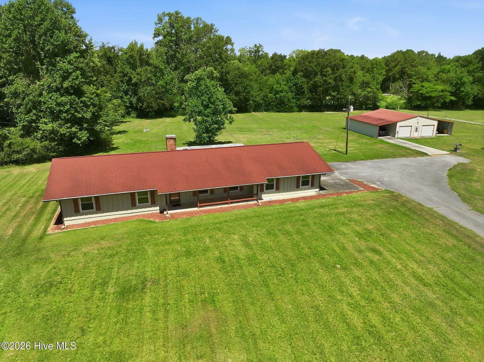 4.57 Acres of Land with Home for Sale in Beulaville, North Carolina
