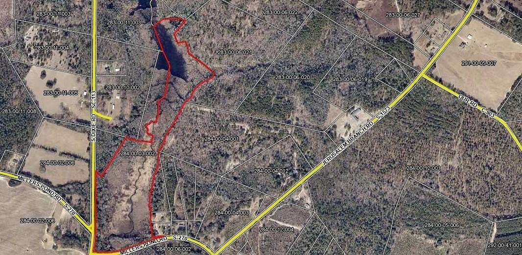 40.4 Acres of Recreational & Residential Land for Sale in Salley, South Carolina