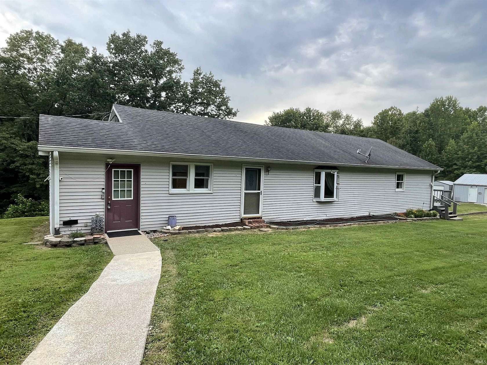 1.73 Acres of Land with Home for Sale in Shoals, Indiana