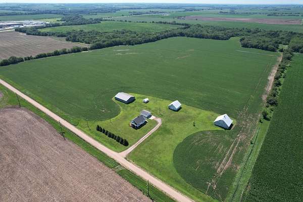 79.3 Acres of Land with Home for Auction in Crete, Nebraska