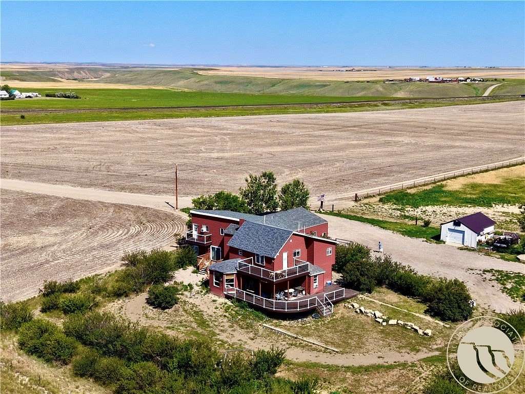 2 Acres of Land with Home for Sale in Dutton, Montana