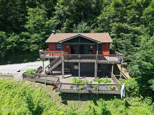 3.45 Acres of Land with Home for Sale in Roan Mountain, Tennessee