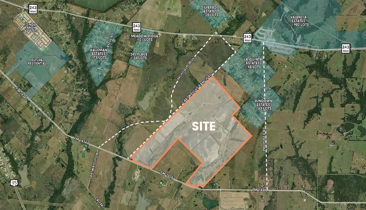 991 Acres of Agricultural Land for Sale in Kaufman, Texas