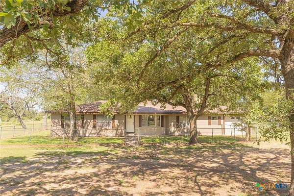 15.8 Acres of Land with Home for Sale in Hallettsville, Texas