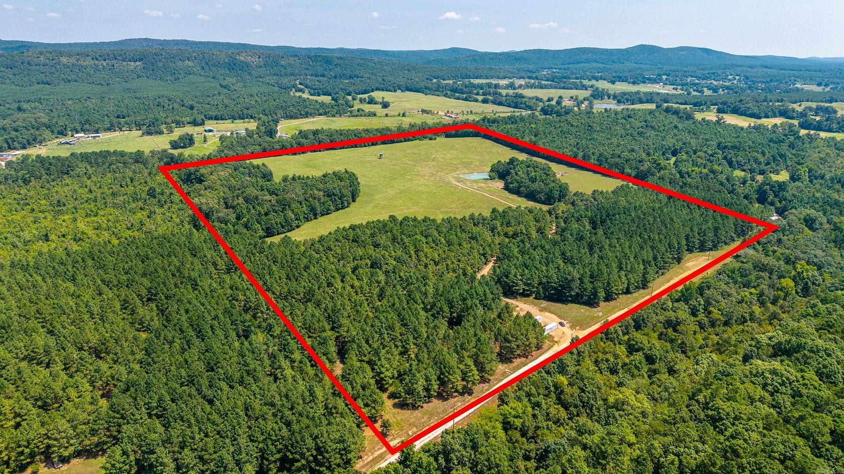 56.1 Acres of Land for Sale in Bismarck, Arkansas
