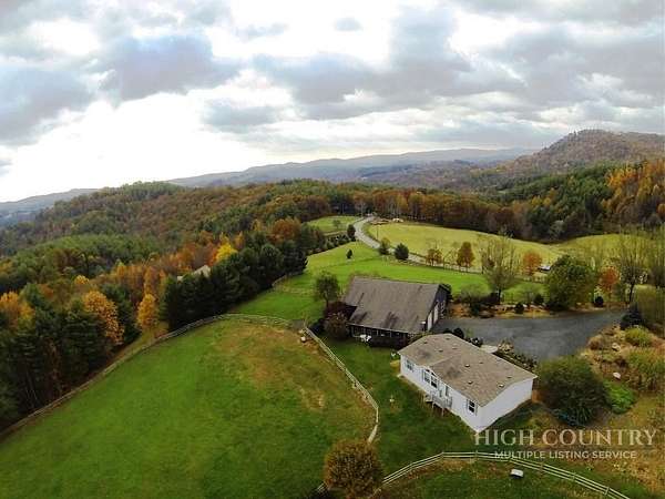 7.49 Acres of Land with Home for Sale in Jefferson, North Carolina