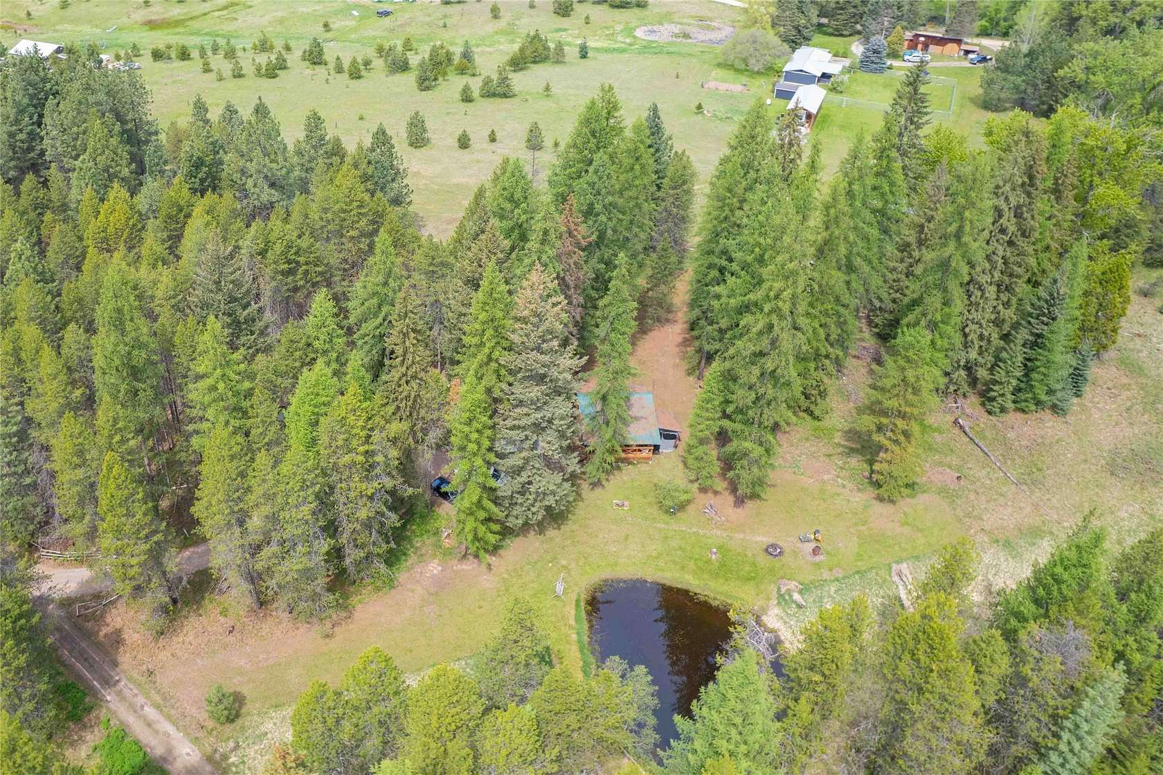 11.2 Acres of Land with Home for Sale in Trout Creek, Montana