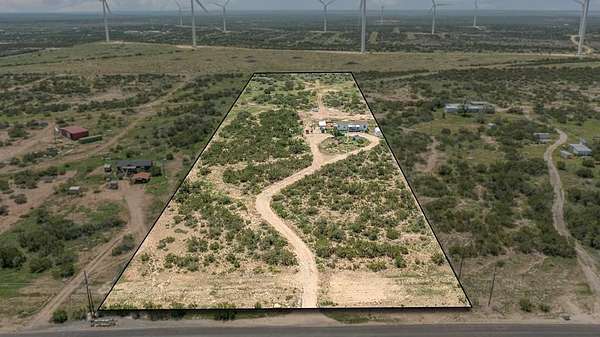 9.24 Acres of Land with Home for Sale in Big Spring, Texas