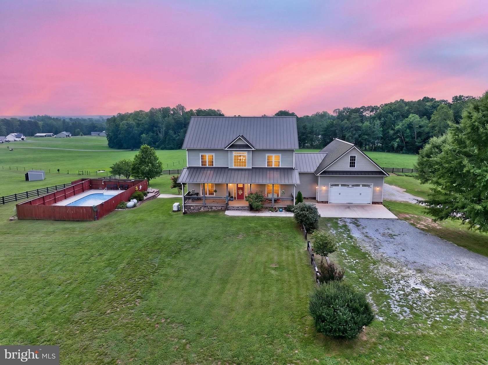 12.2 Acres of Land with Home for Sale in Lynchburg, Virginia