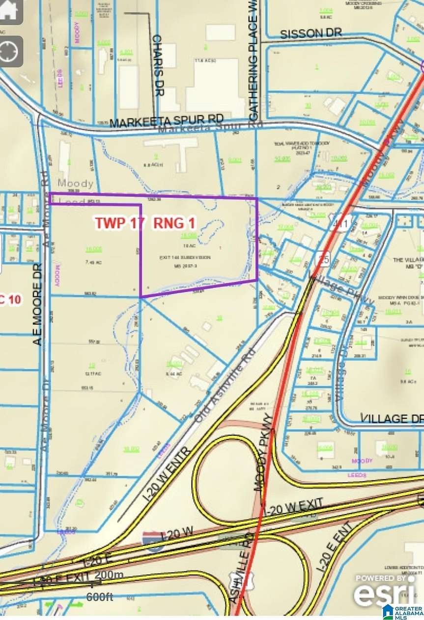 10 Acres of Commercial Land for Sale in Moody, Alabama