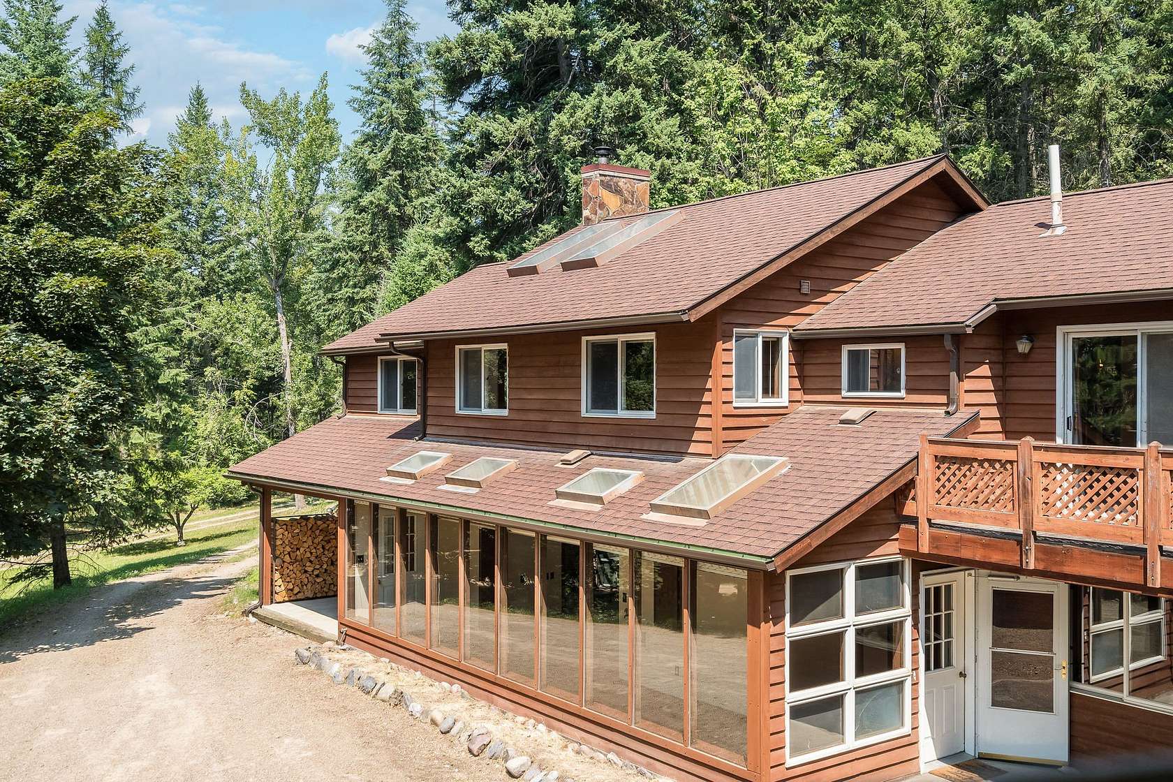 2.89 Acres of Land with Home for Sale in Kalispell, Montana