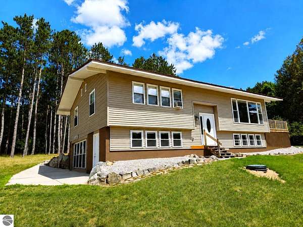 20.4 Acres of Recreational Land with Home for Sale in Hersey, Michigan