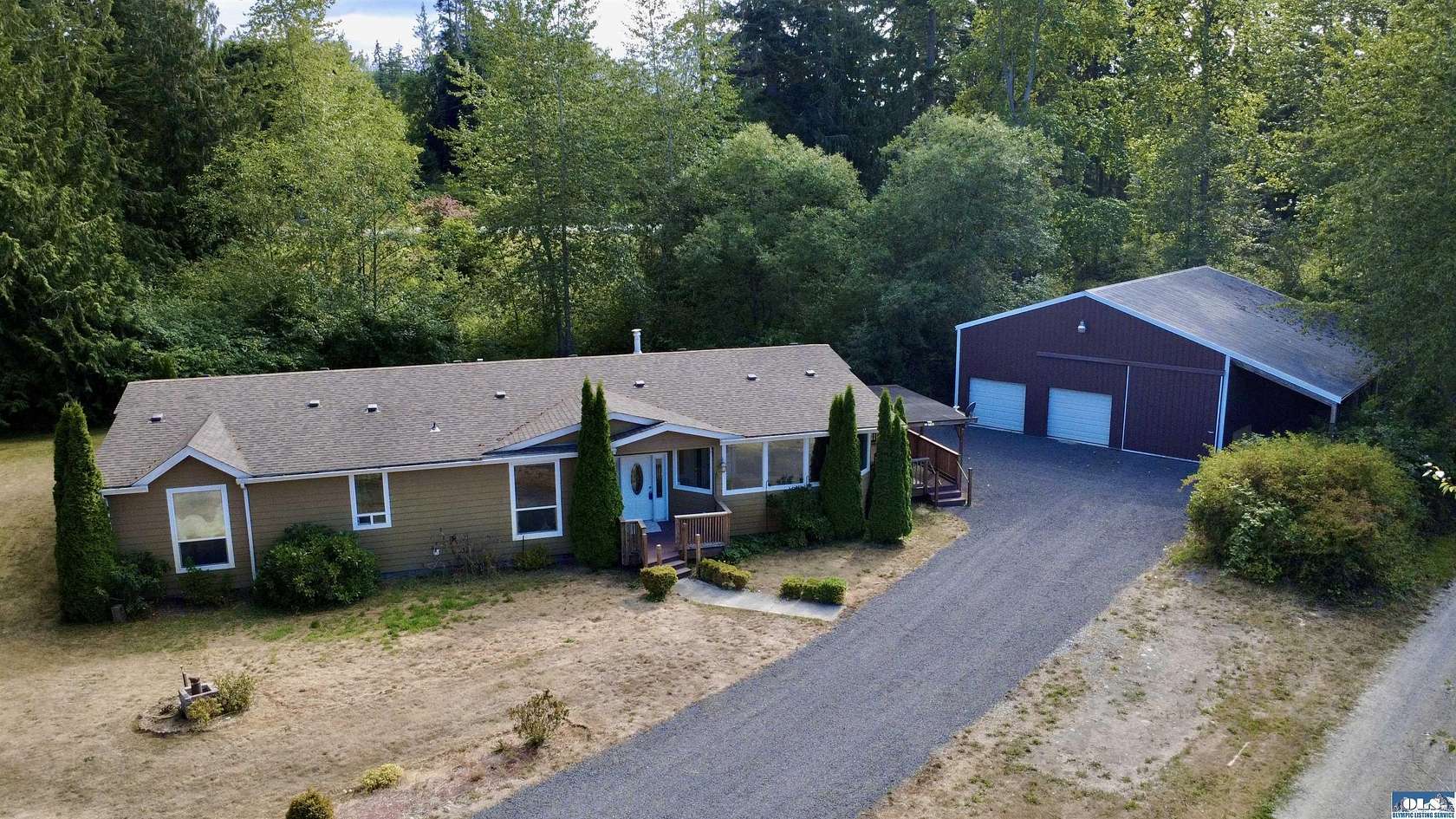 6.37 Acres of Land with Home for Sale in Sequim, Washington