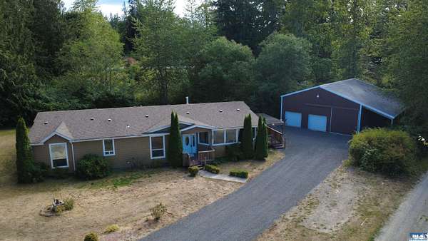 6.37 Acres of Land with Home for Sale in Sequim, Washington