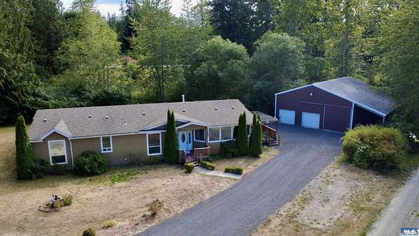 6.37 Acres of Land with Home for Sale in Sequim, Washington
