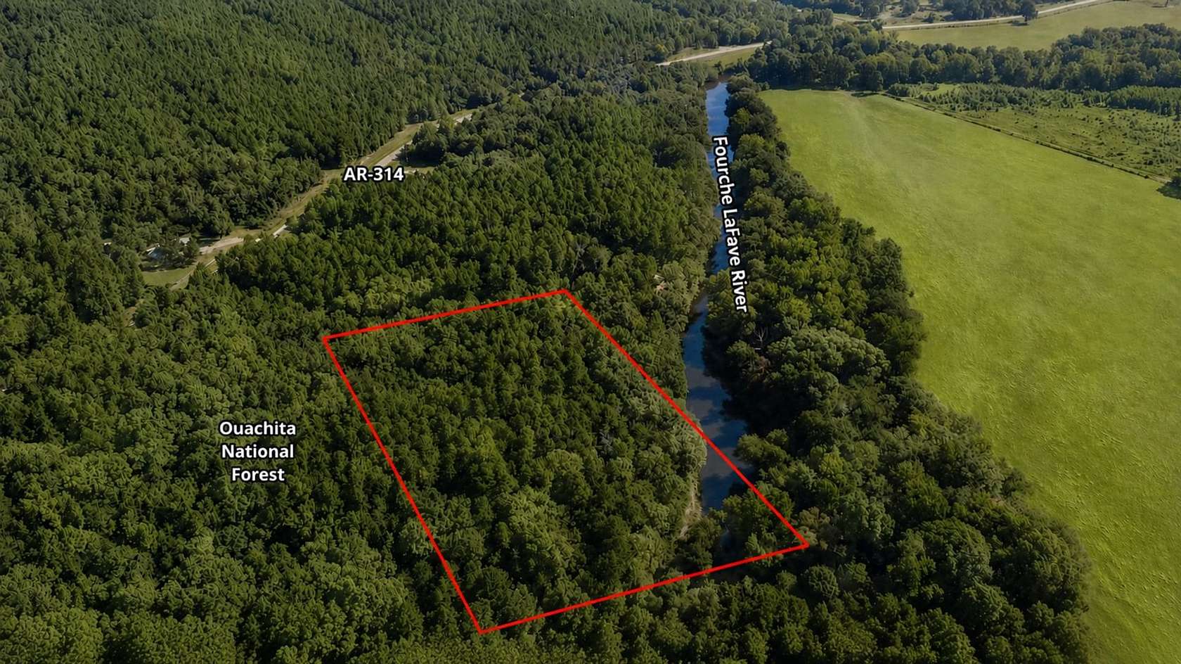 2.43 Acres of Recreational Land for Sale in Plainview, Arkansas