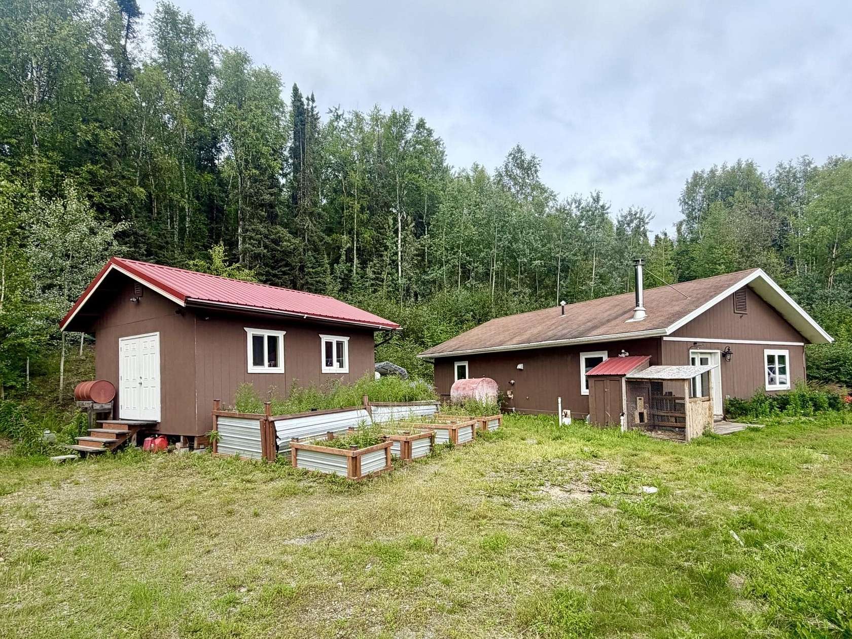 2 Acres of Land with Home for Sale in Fairbanks, Alaska