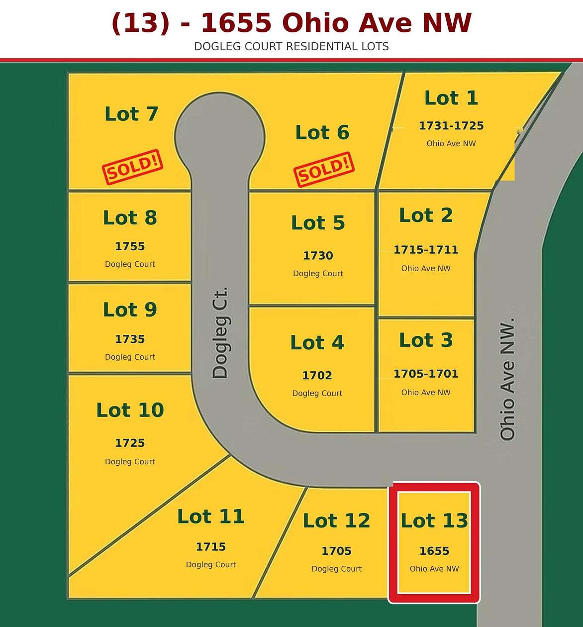 Residential Land for Sale in Huron, South Dakota