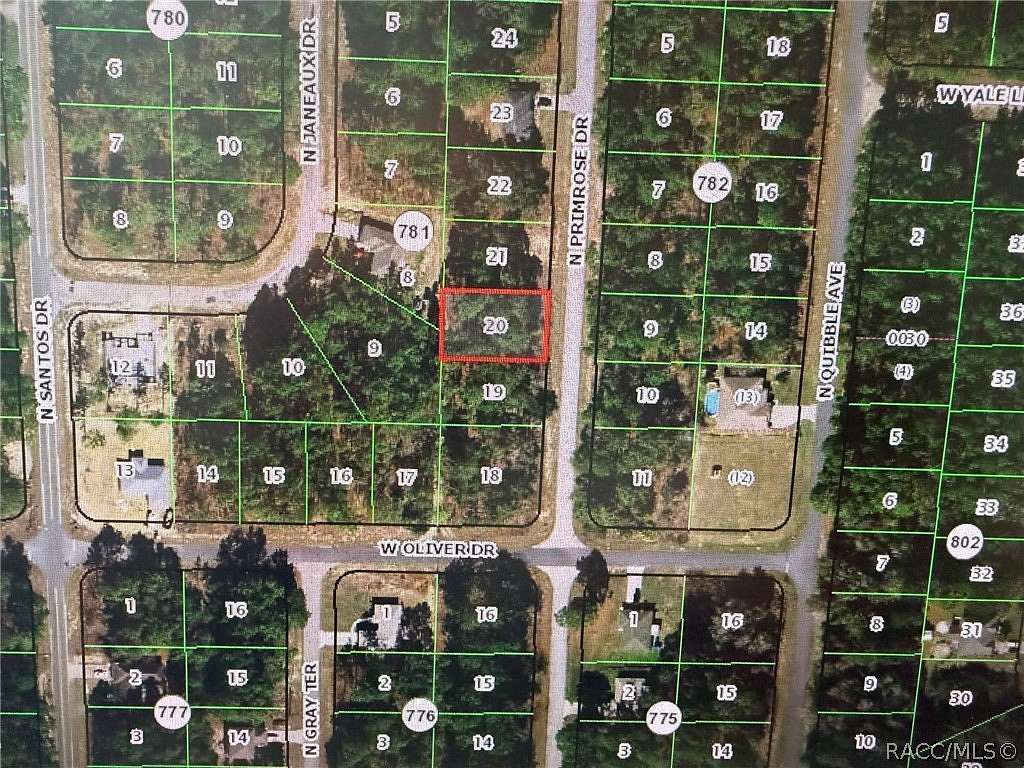 0.23 Acres of Land for Sale in Citrus Springs, Florida