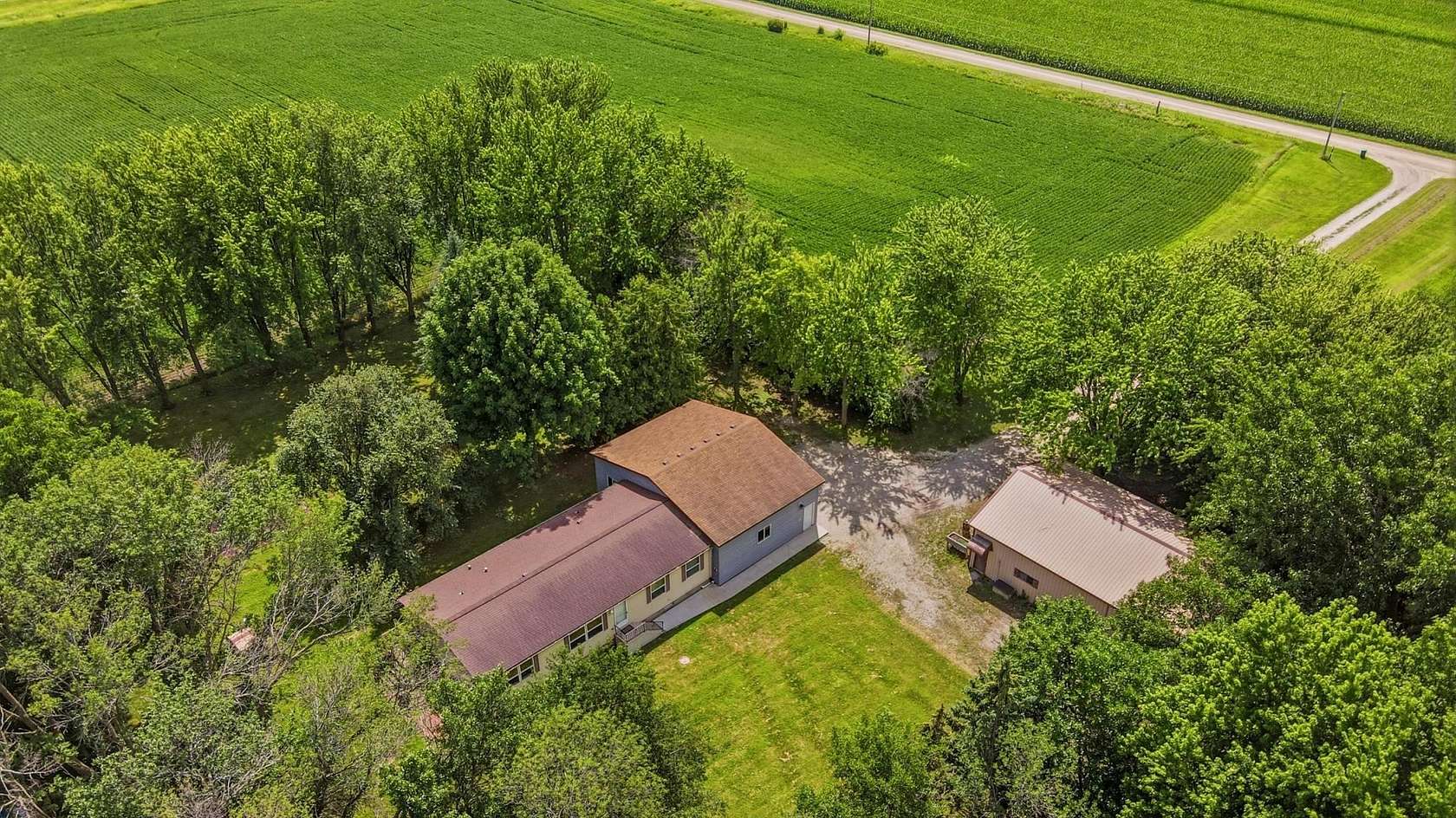 11.2 Acres of Land with Home for Sale in Waseca, Minnesota