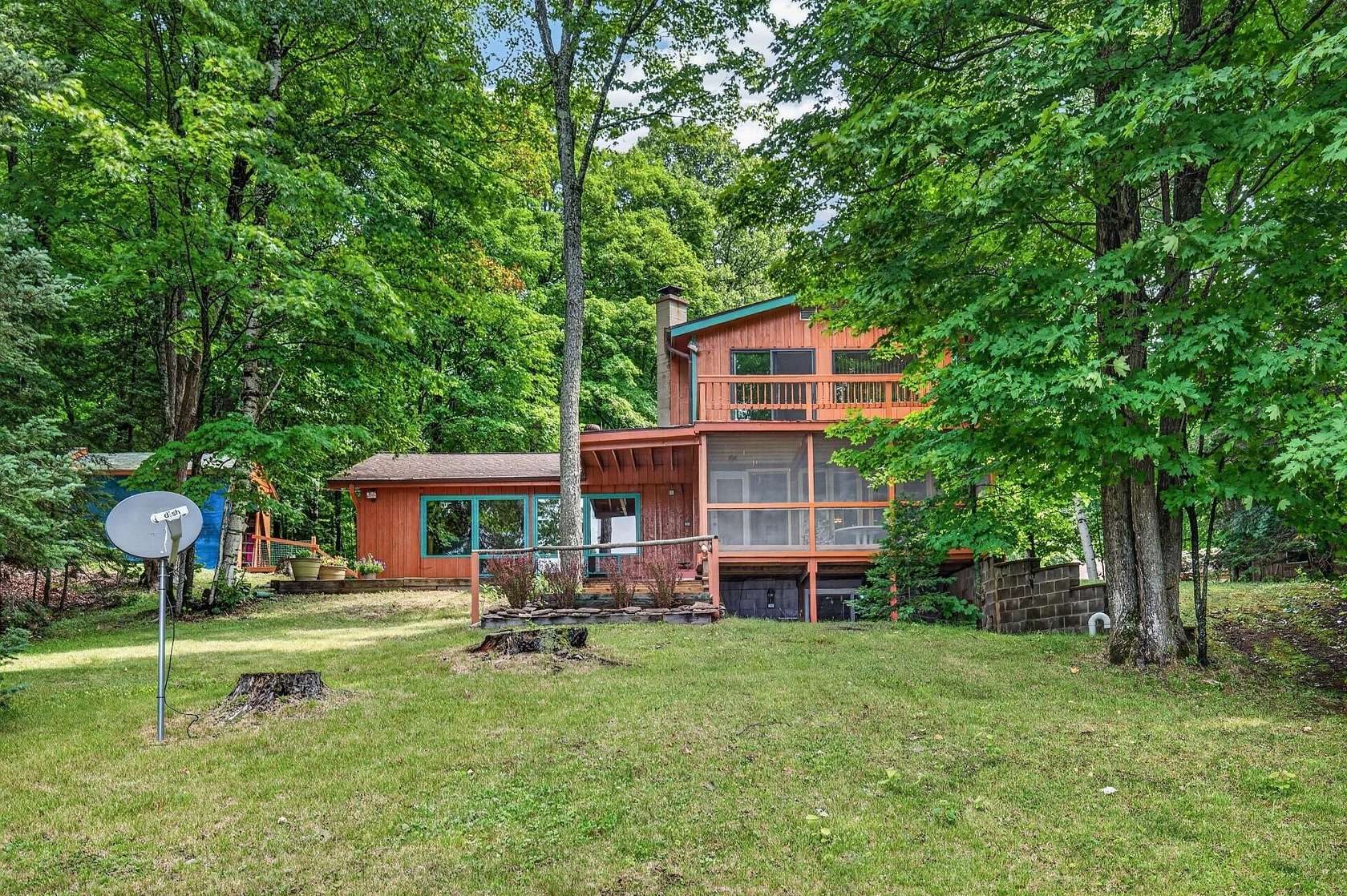 24.7 Acres of Recreational Land with Home for Sale in Presque Isle, Wisconsin
