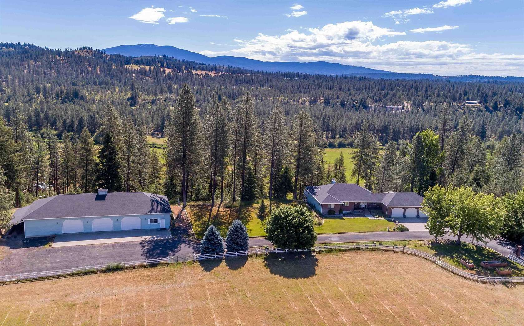 10 Acres of Land with Home for Sale in Chattaroy, Washington