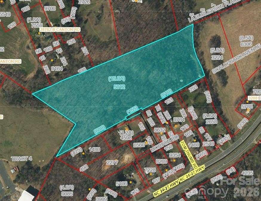 15 Acres of Land for Sale in Albemarle, North Carolina