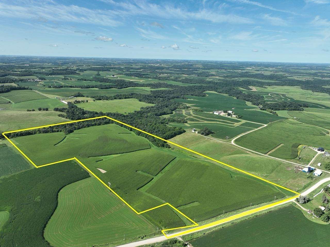 71.2 Acres of Land for Auction in Lansing, Iowa