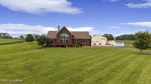 5.64 Acres of Land with Home for Sale in Shelbyville, Kentucky