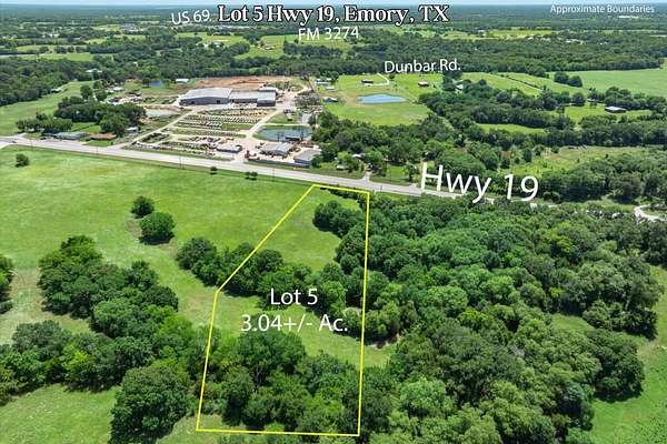 3 Acres of Mixed-Use Land for Sale in Emory, Texas