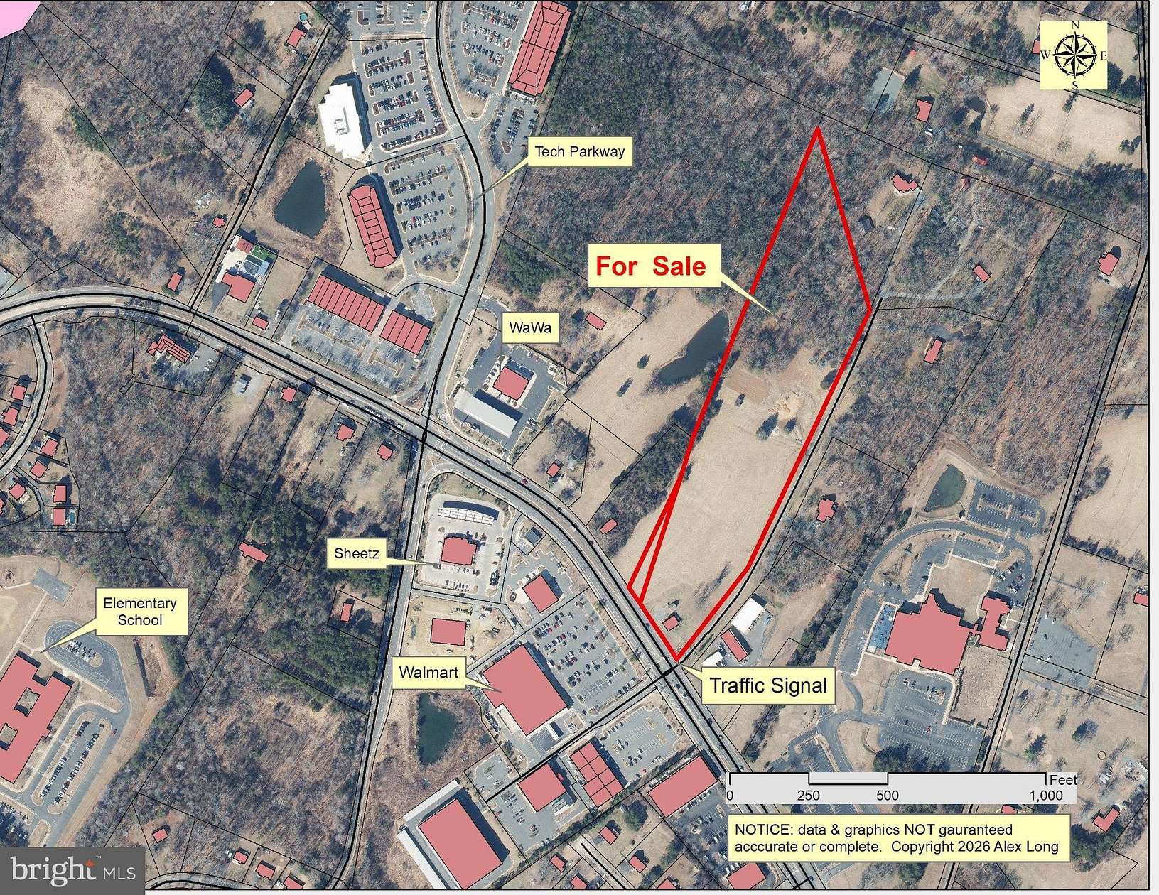 11.5 Acres of Commercial Land for Sale in Stafford, Virginia