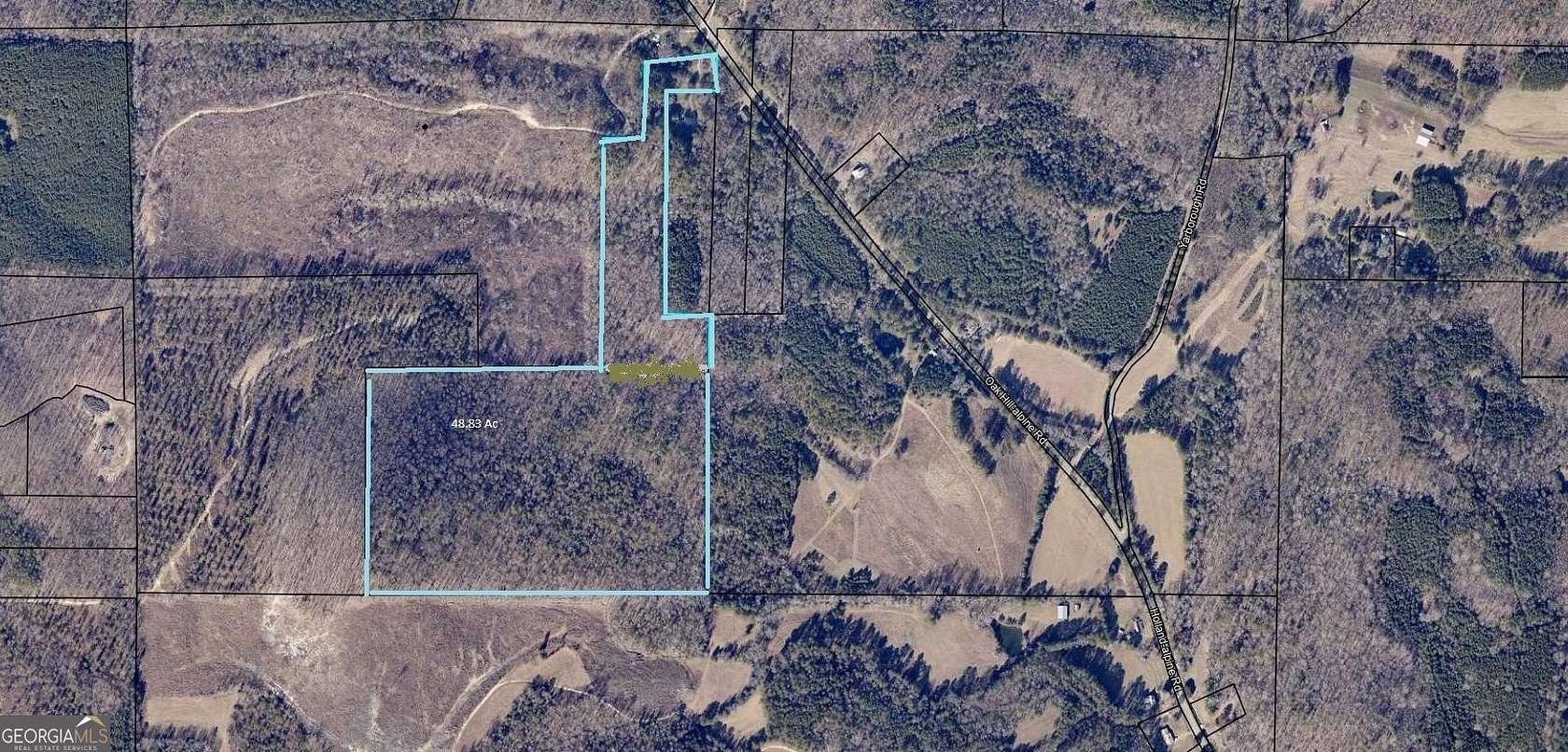 48.8 Acres of Recreational & Residential Land for Sale in Lyerly, Georgia