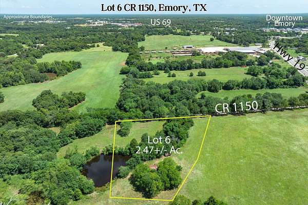 2.47 Acres of Mixed-Use Land for Sale in Emory, Texas