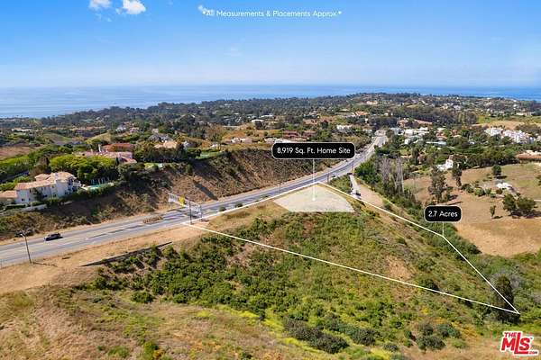 2.7 Acres of Residential Land for Sale in Malibu, California