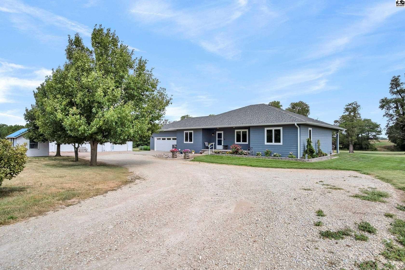 10 Acres of Land with Home for Sale in Inman, Kansas