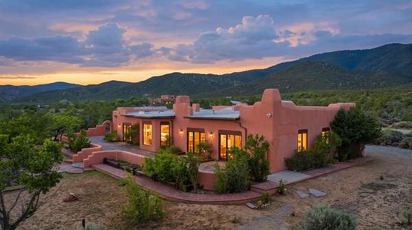 6.14 Acres of Land with Home for Sale in Taos, New Mexico