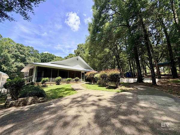 1.58 Acres of Land with Home for Sale in Loxley, Alabama