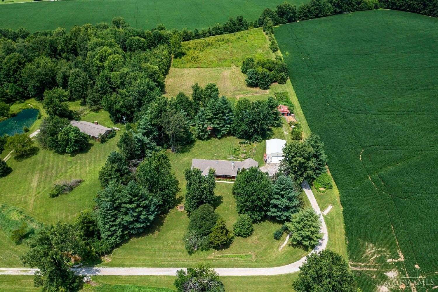 6.54 Acres of Land with Home for Sale in Goshen Township, Ohio