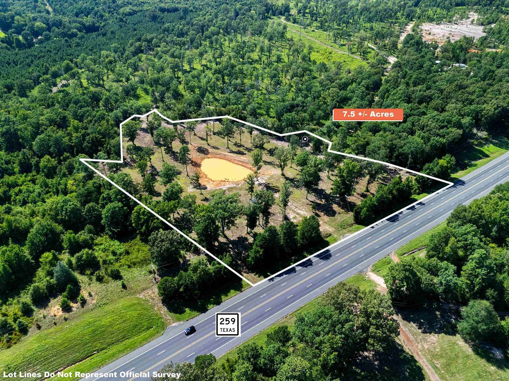 7.57 Acres of Mixed-Use Land for Sale in Ore City, Texas