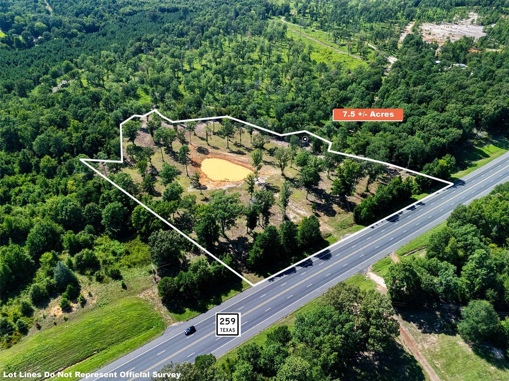 7.57 Acres of Mixed-Use Land for Sale in Ore City, Texas