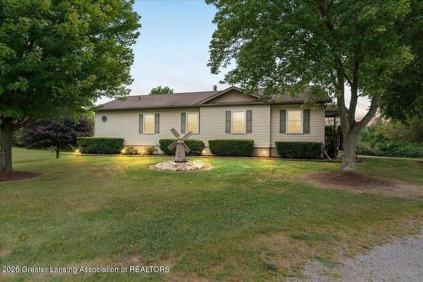 15 Acres of Land with Home for Sale in Leslie, Michigan