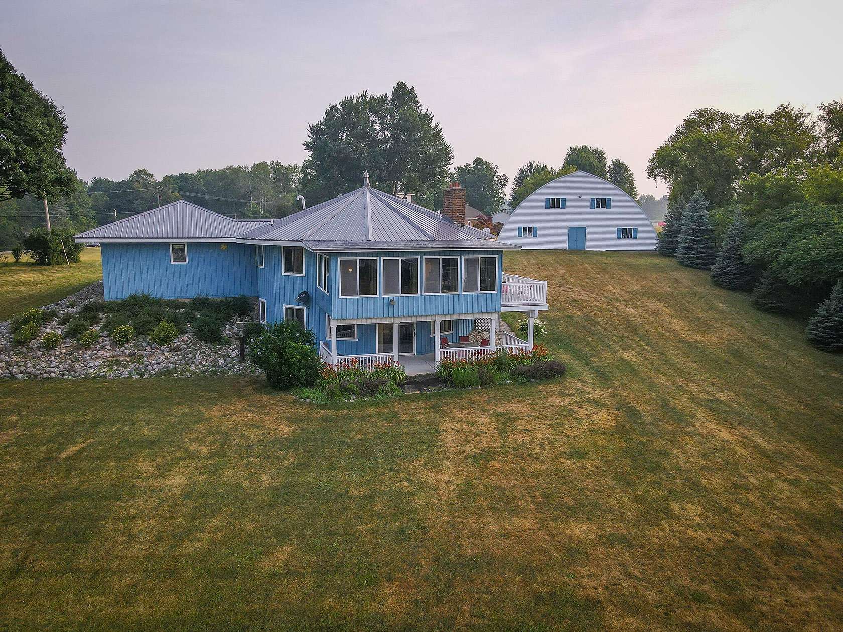2.45 Acres of Land with Home for Sale in Fremont, Michigan