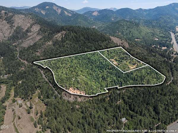 59.2 Acres of Recreational & Residential Land for Sale in Wolf Creek, Oregon