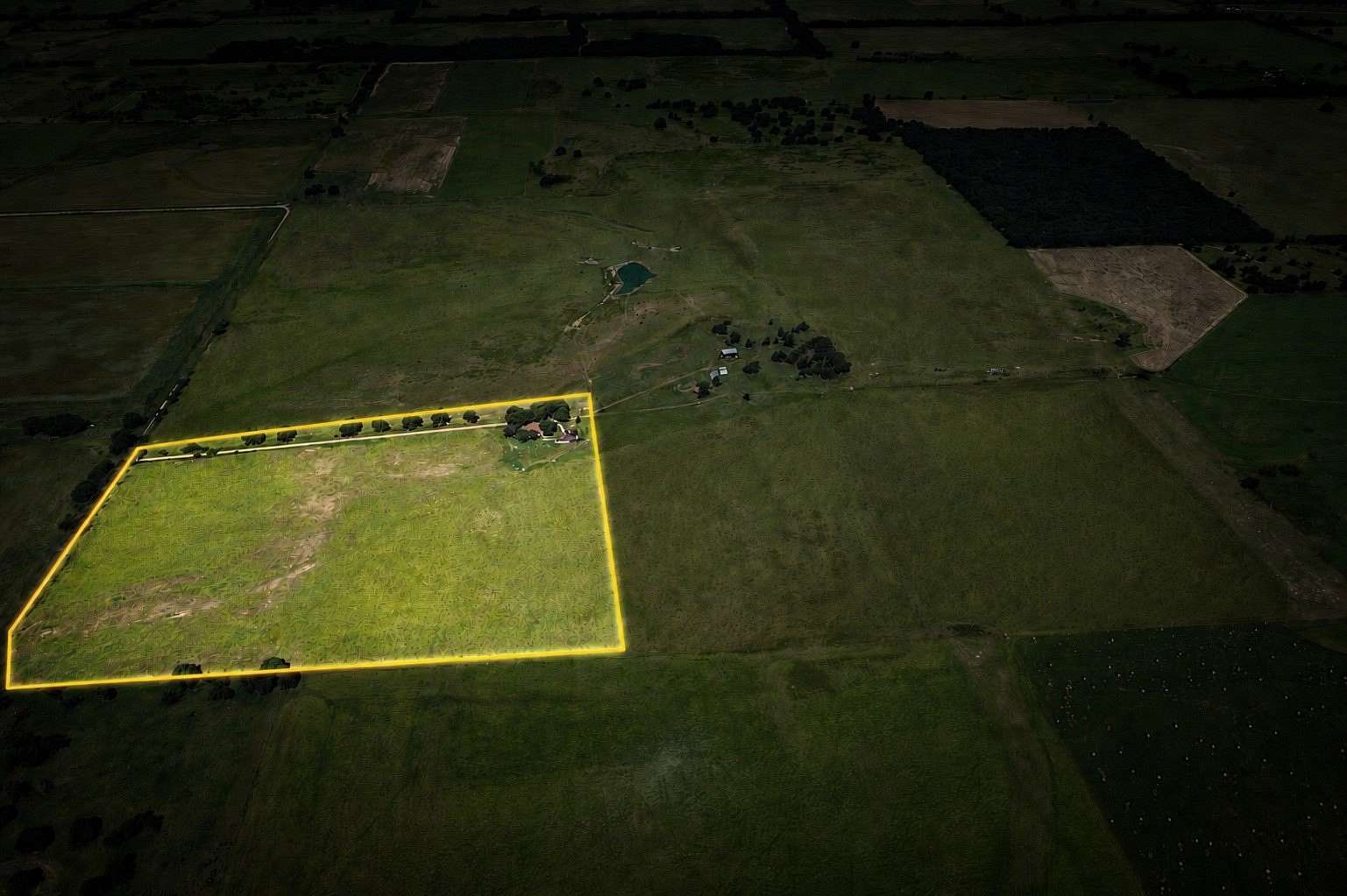 25 Acres of Land with Home for Sale in Sidney, Texas